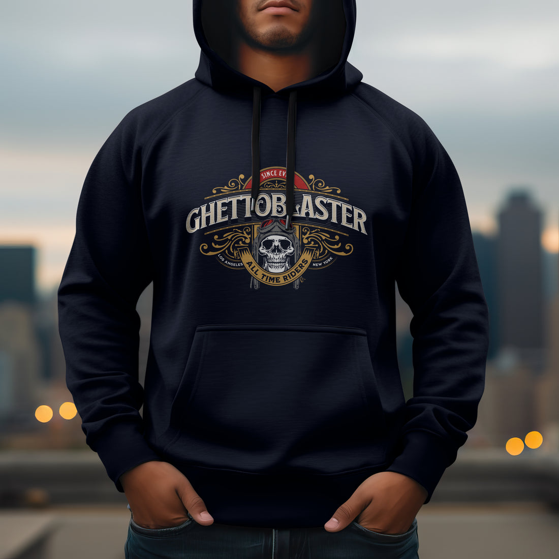 Riders Hoodie Navy