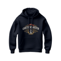 Riders Hoodie Navy – Felpa con Cappuccio in Cotone Biologico felpa