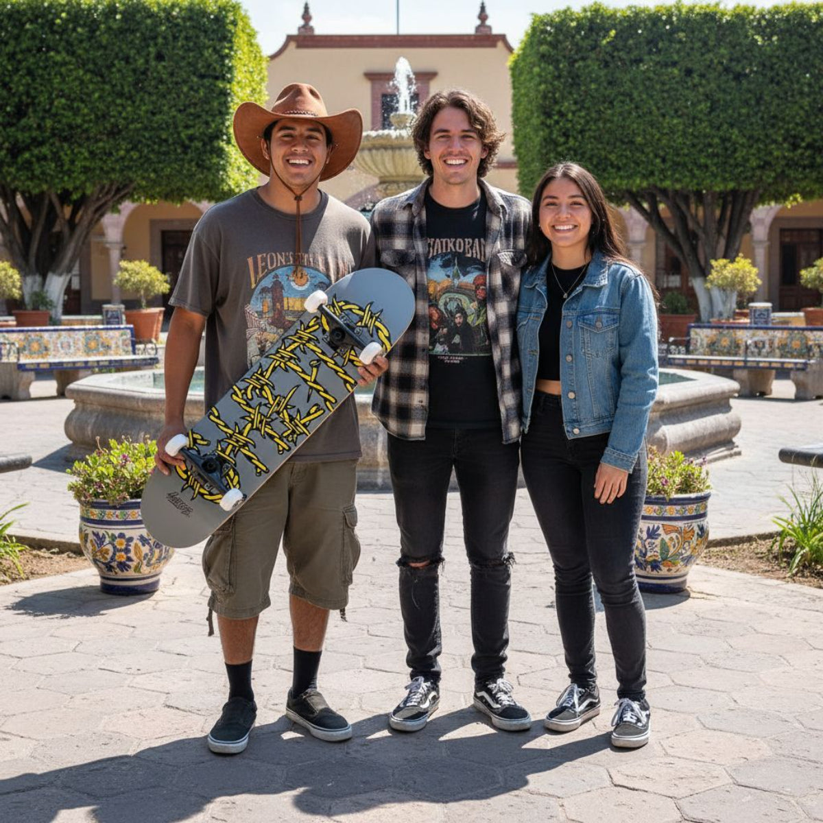 Skate per iniziare Barbed Wire Grey 7.87" tavola skateboard