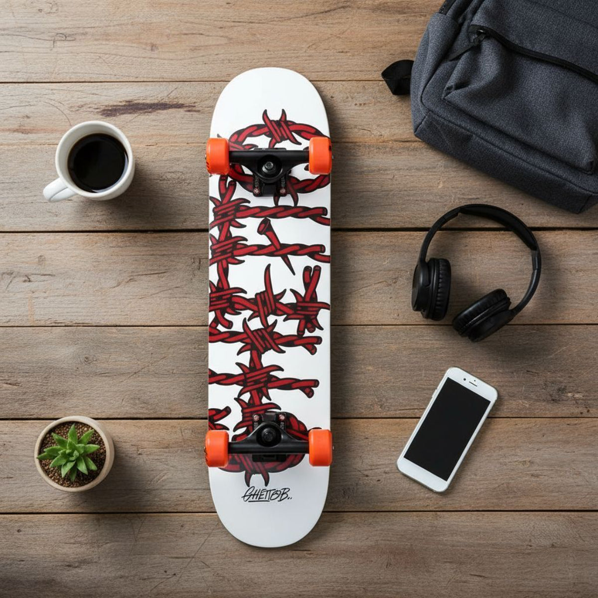 Skate per iniziare Barbed Wire Red 8.0" - 8.25" tavola skateboard