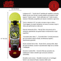 Skate per iniziare Skull red yellow 8.0
