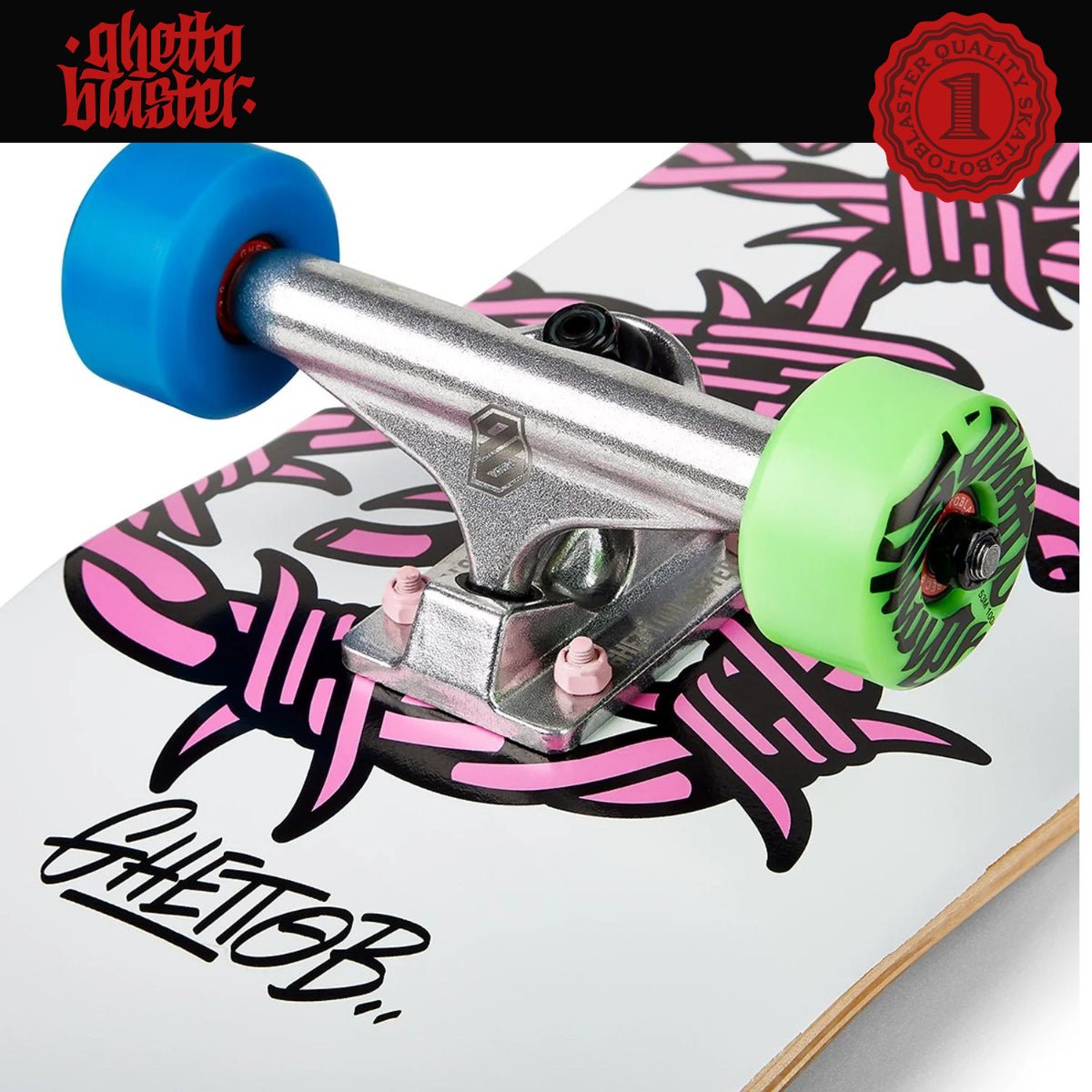 Skateboard da Trick Second Hand Ghettoblaster – Valutazione 10/10 - ghettoblasterwear