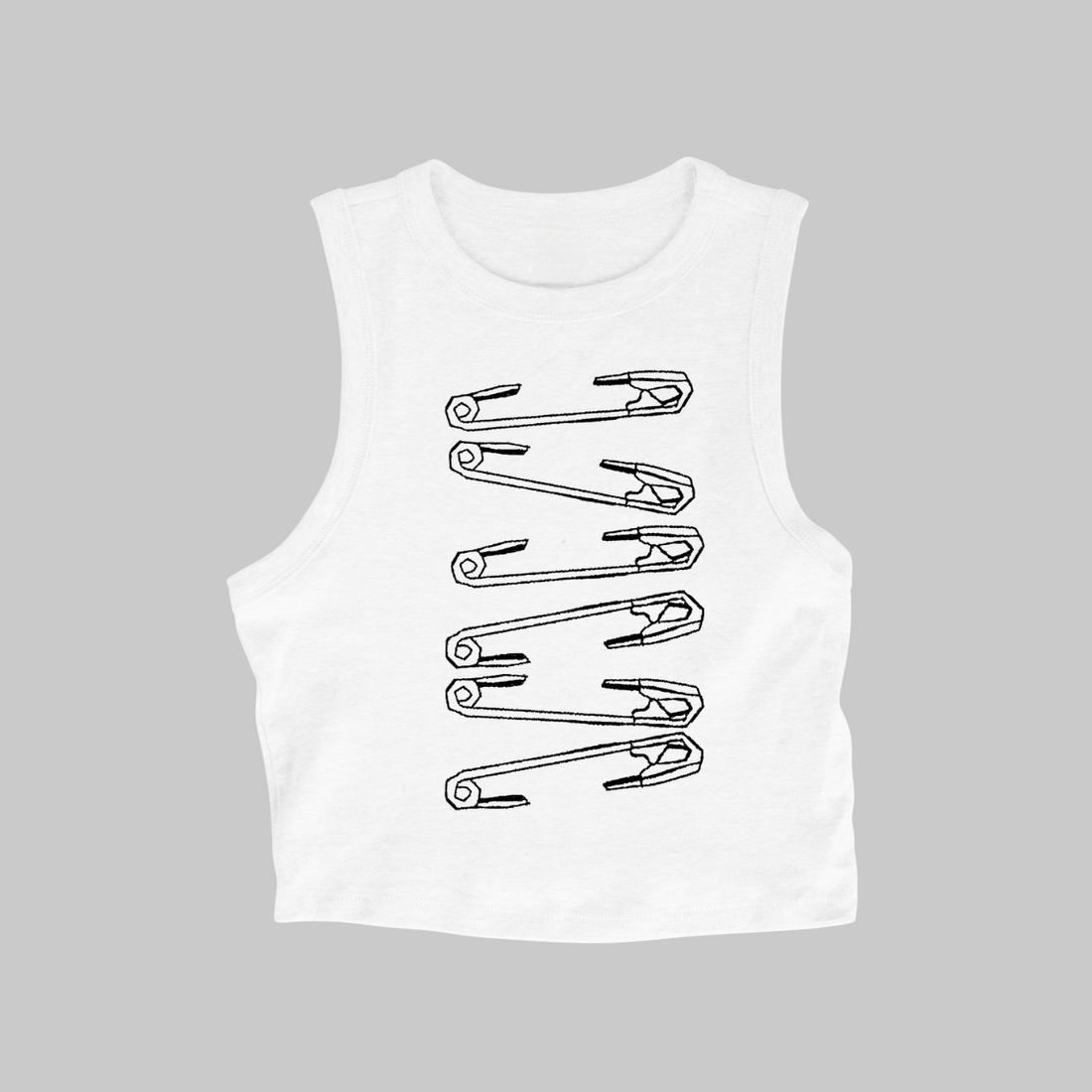 Spille Crop Top White