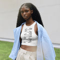 Spille Crop Top White