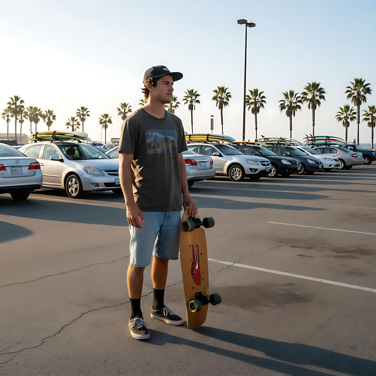 Surfskate Crocodile 30"x 9,75" skateboard