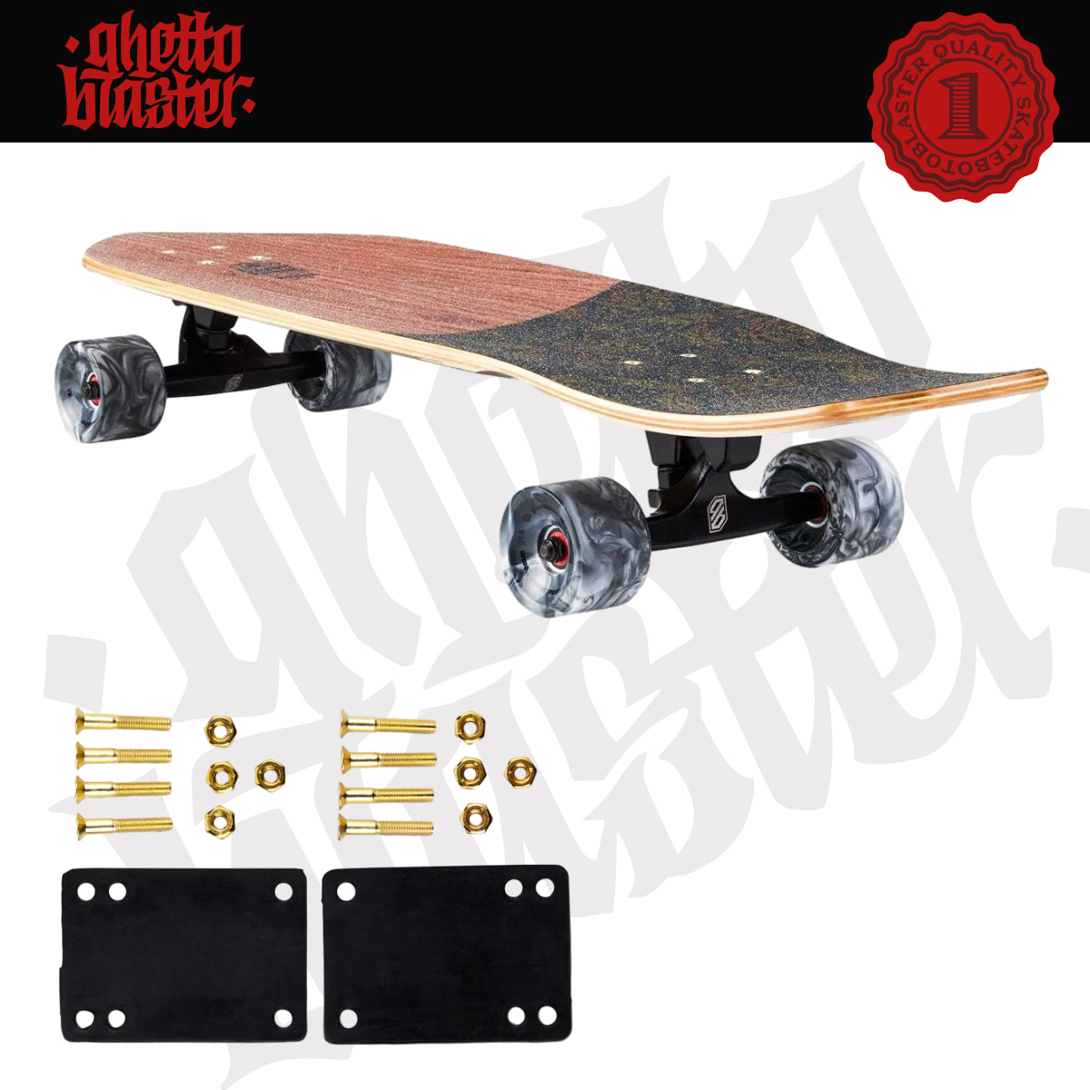 Surfskate Fishtail Tiki Totem 32" skateboard