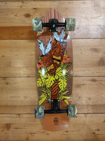 Surfskate Usato – Grado 10/10 | Tavola 32" in Acero e Mogano