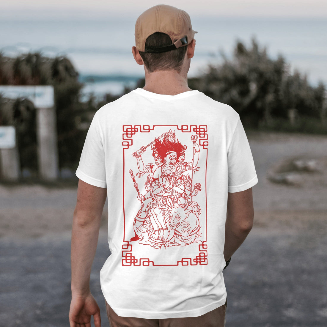 Tibet God Tee White - ghettoblasterwear