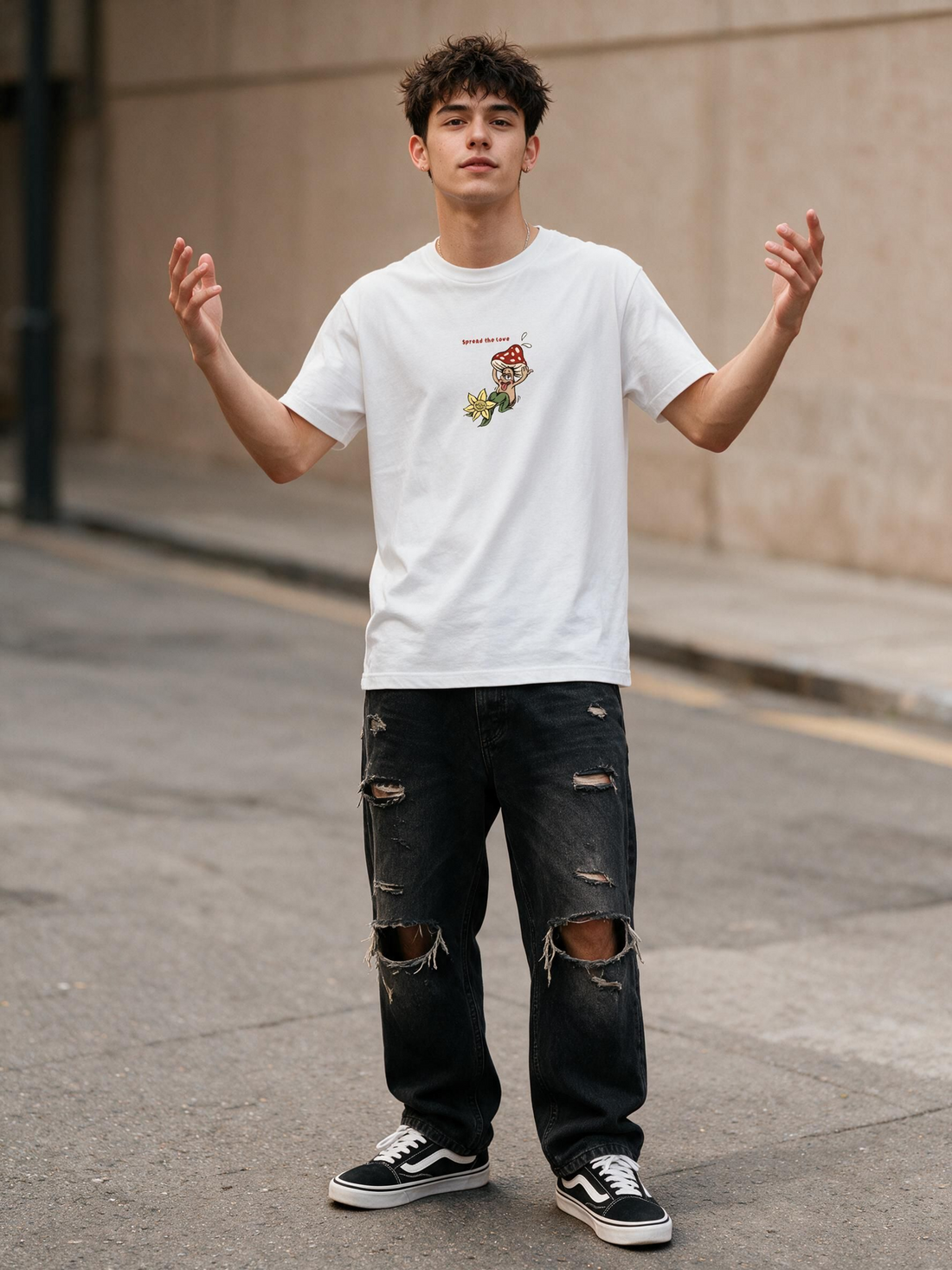 T-Shirt Ghettoblaster Phanter Spread Love