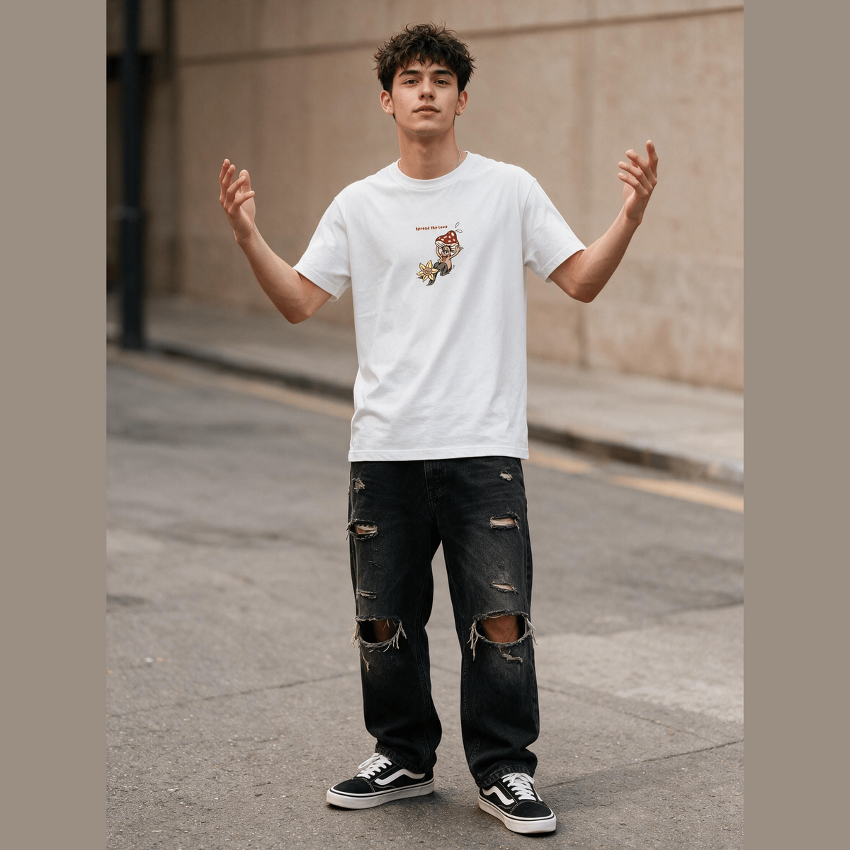 T-Shirt Ghettoblaster Phanter Spread Love