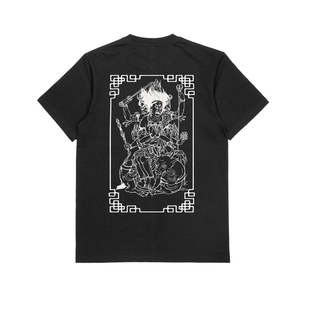 T-Shirt Nero Tibet God – Stile Streetwear tee