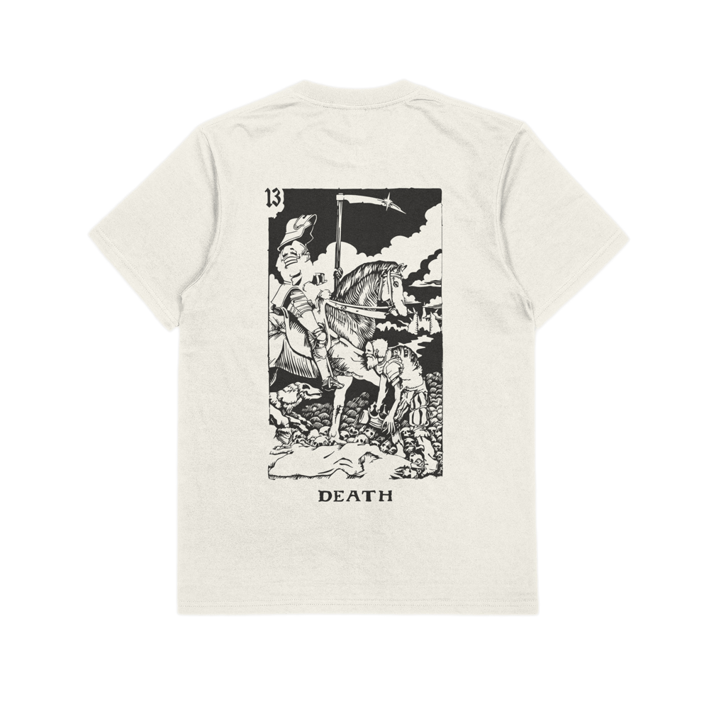 T-Shirt Off White Tarots Death – Streetwear tee