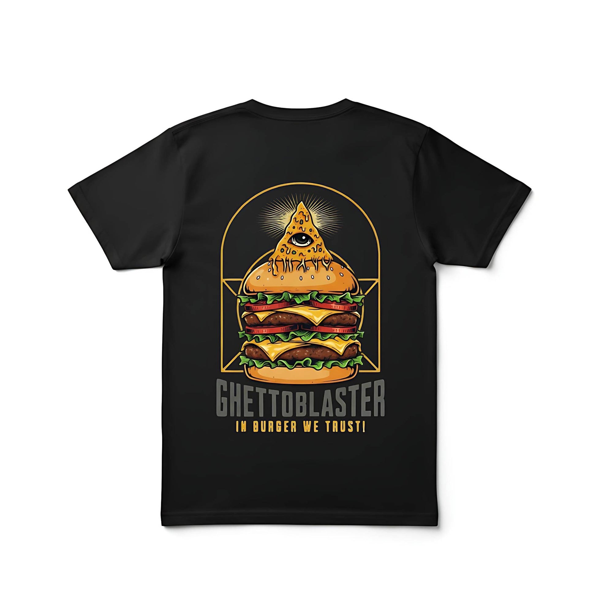 T-Shirt Trust series Burger-Black-Streetwear