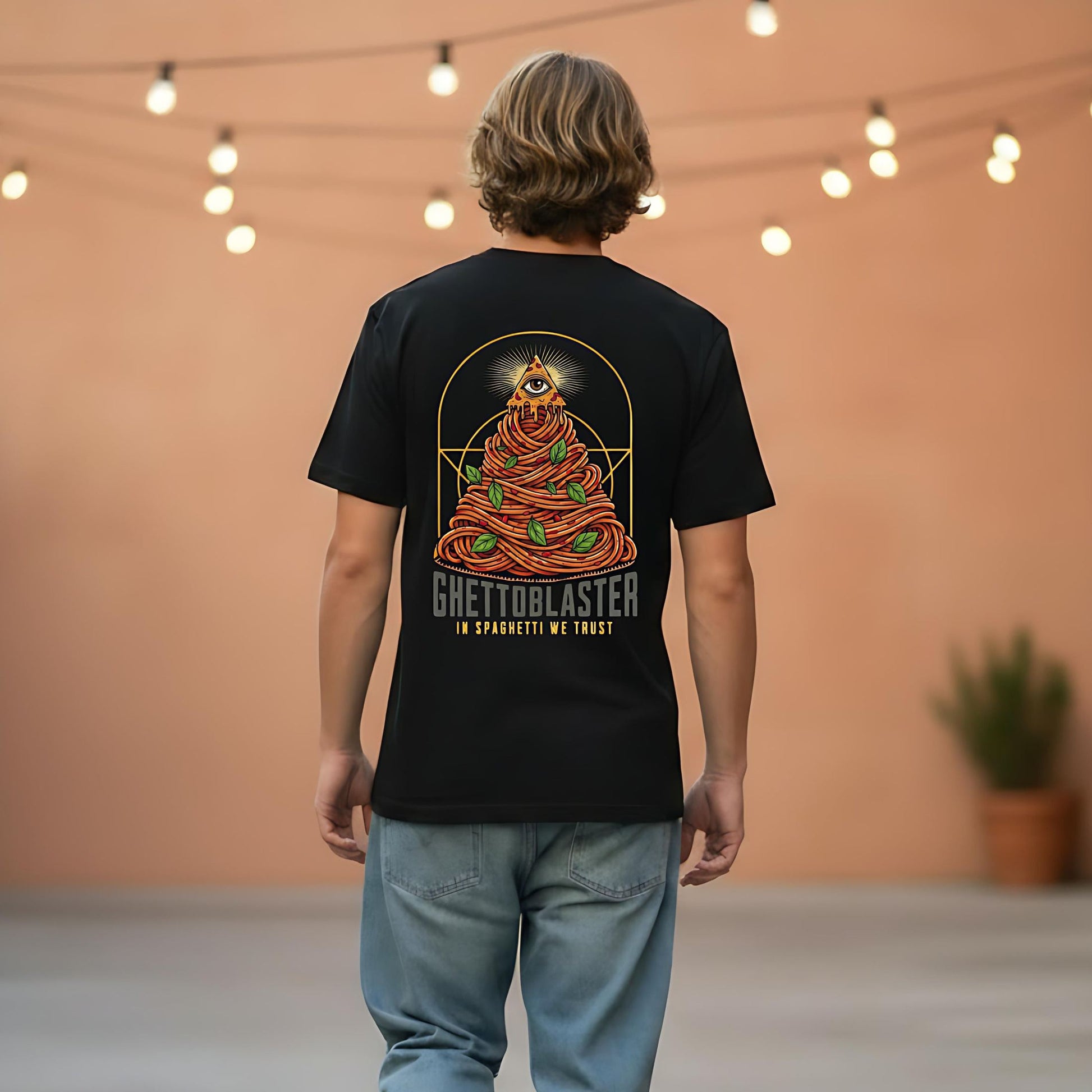 T-Shirt Trust series Spaghetti-Black-Ghettoblaster