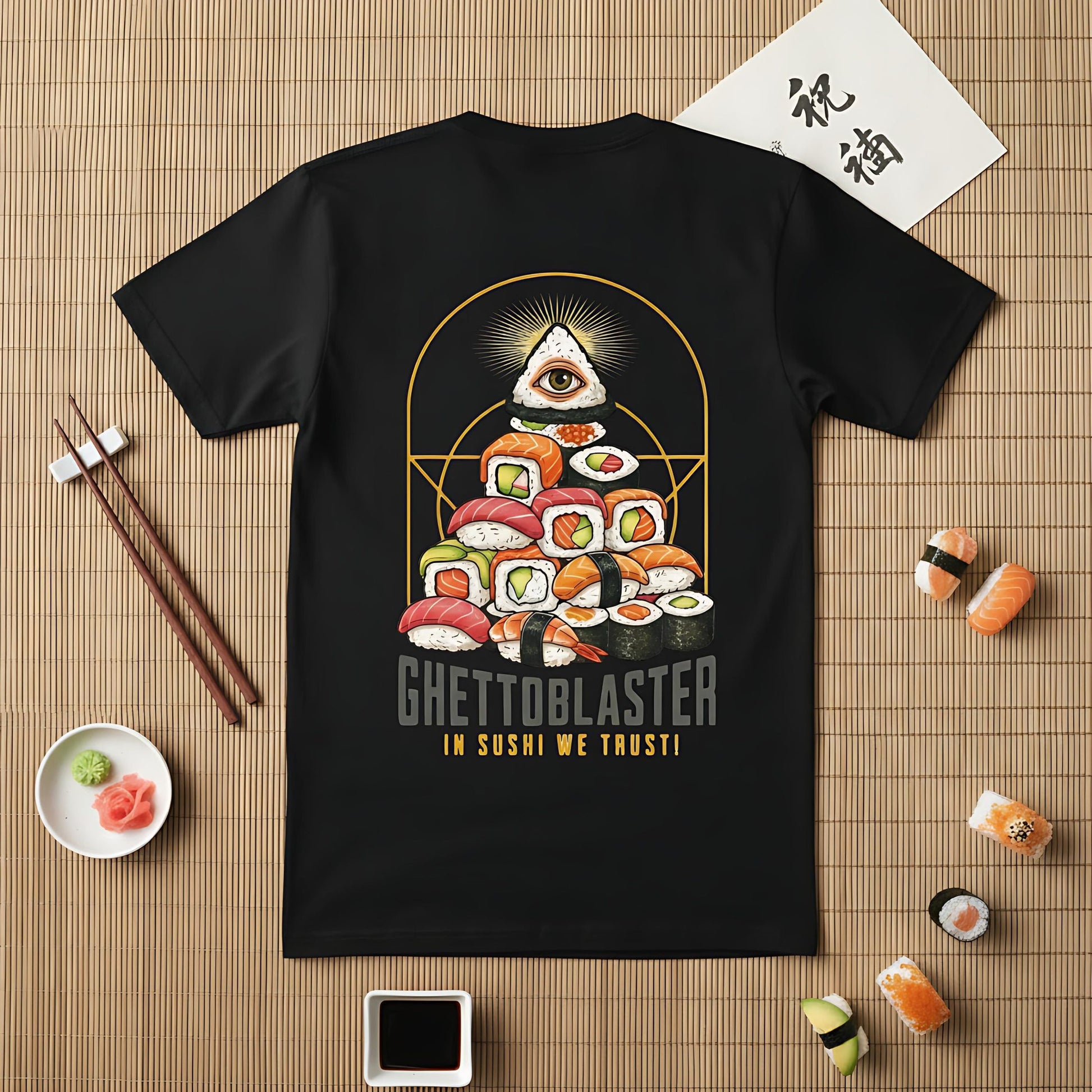 T-Shirt Trust series Sushi-Black-Streetwear