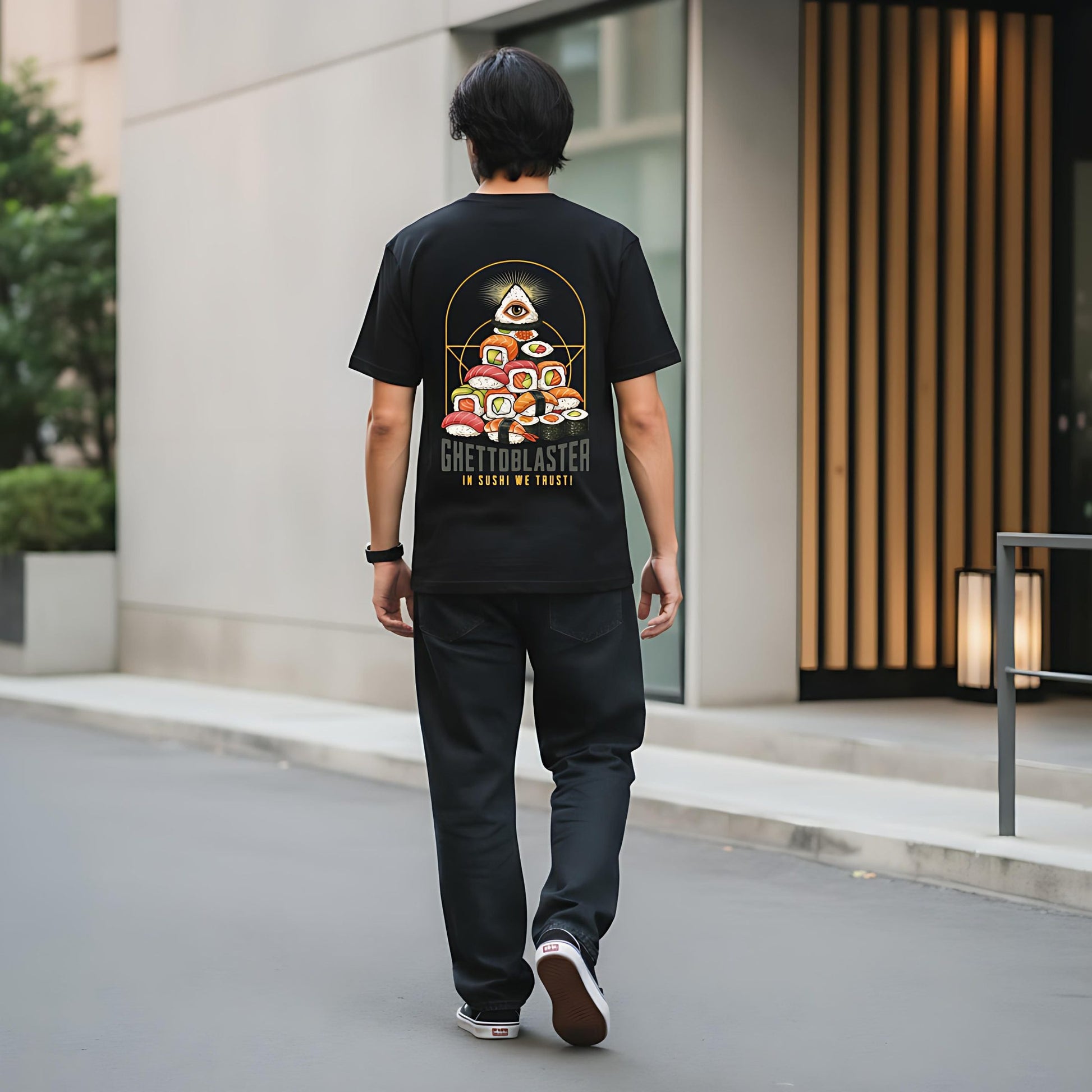 T-Shirt Trust series Sushi-Black-Streetwear