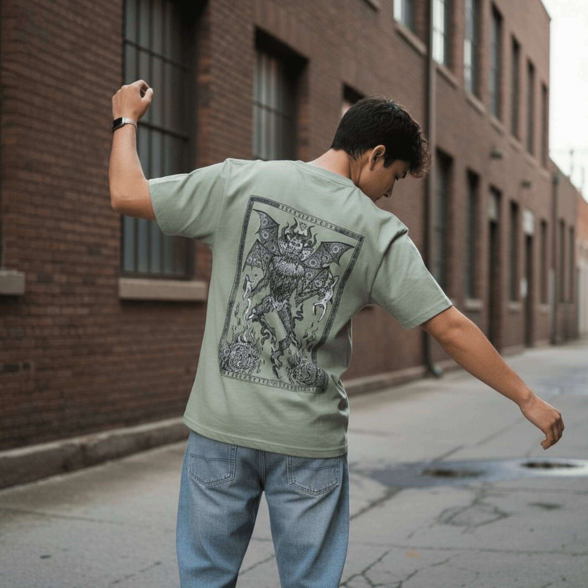 T-Shirt rose Inferno – Streetwear
