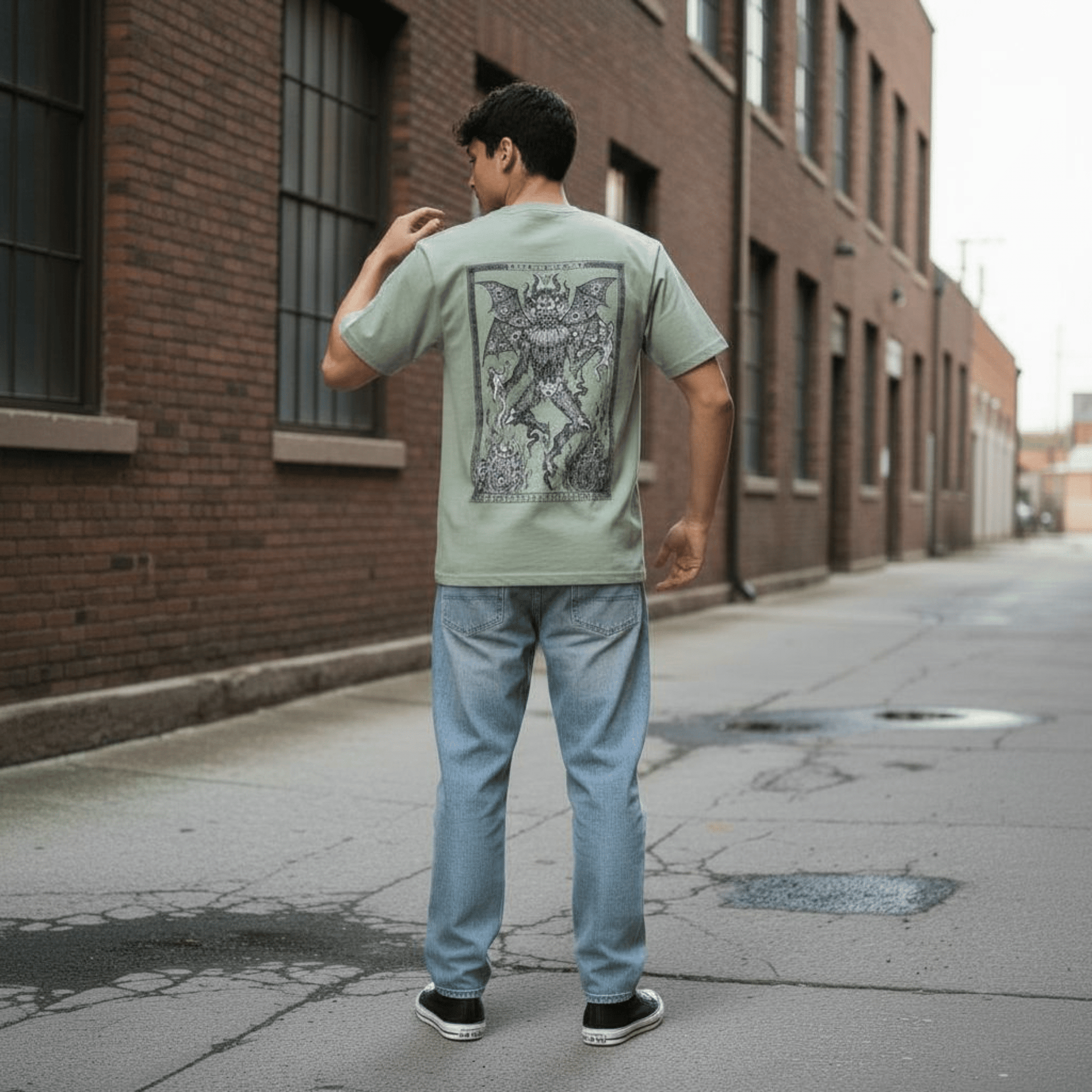 T-Shirt rose Inferno – Streetwear