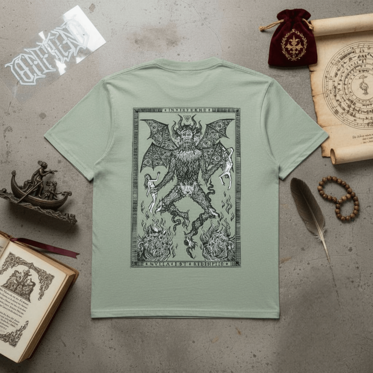 T-Shirt rosemary Inferno – Streetwear tee