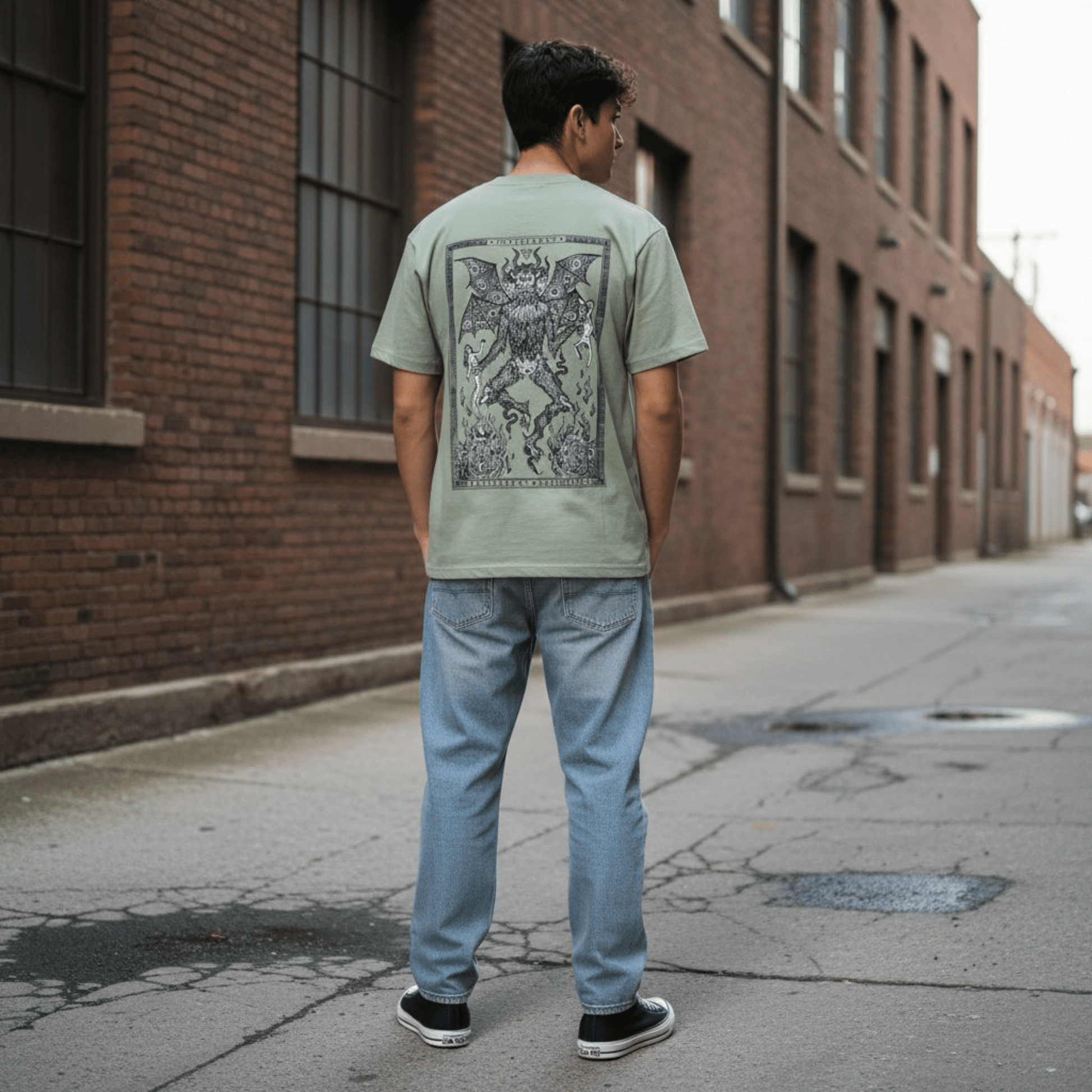 T-Shirt rosemary Inferno – Streetwear tee