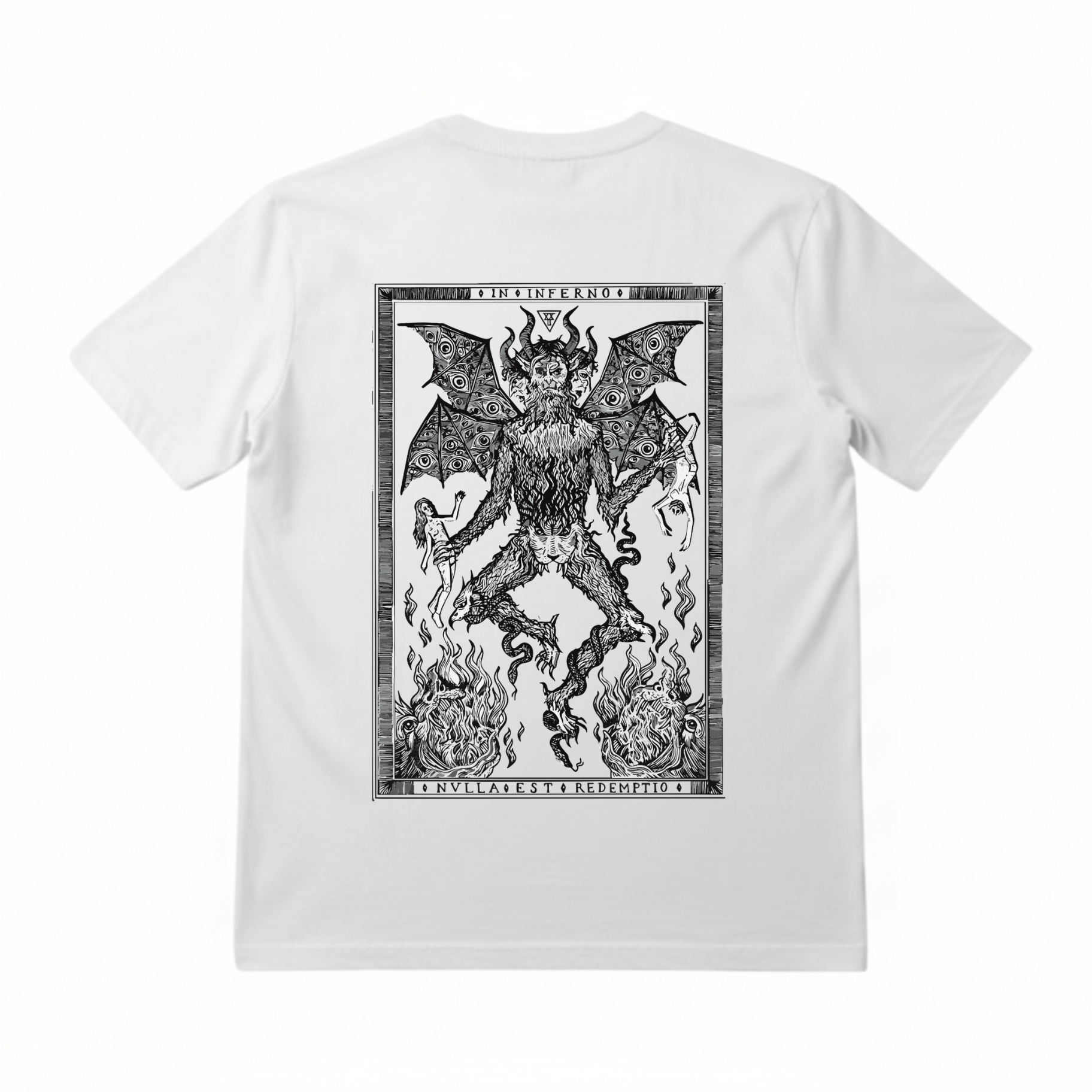T-Shirt white Inferno – Streetwear