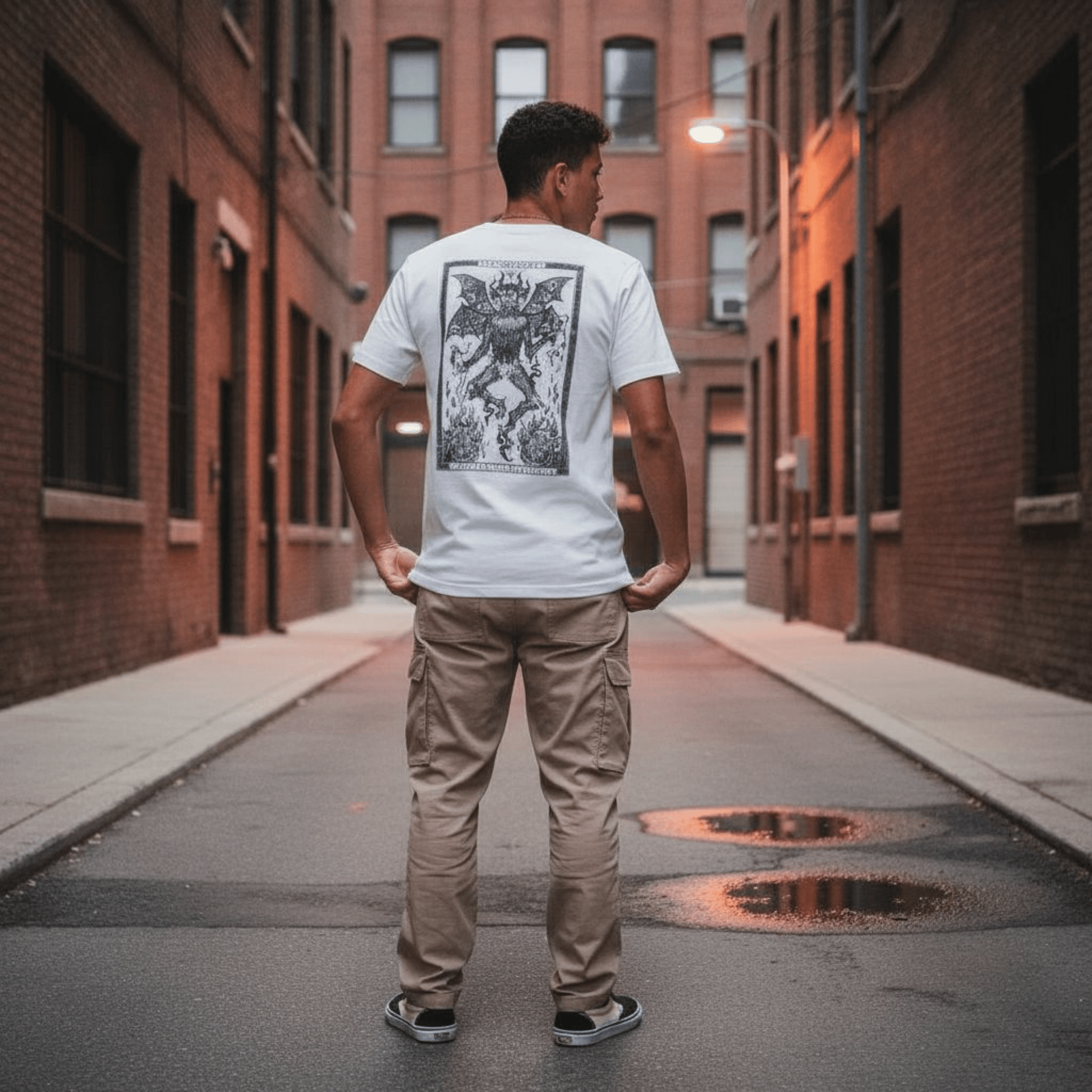 T-Shirt white Inferno – Streetwear tee