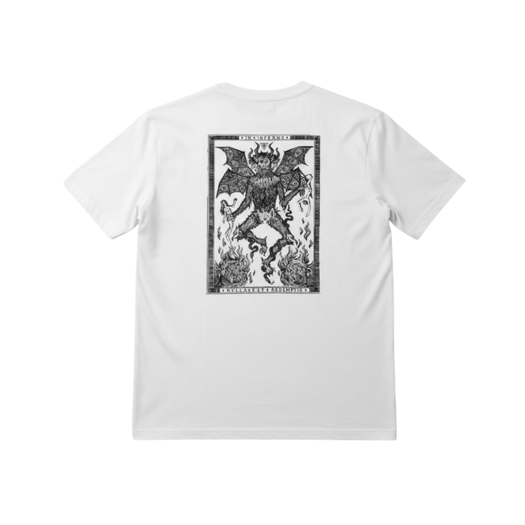 T-Shirt white Inferno – Streetwear tee