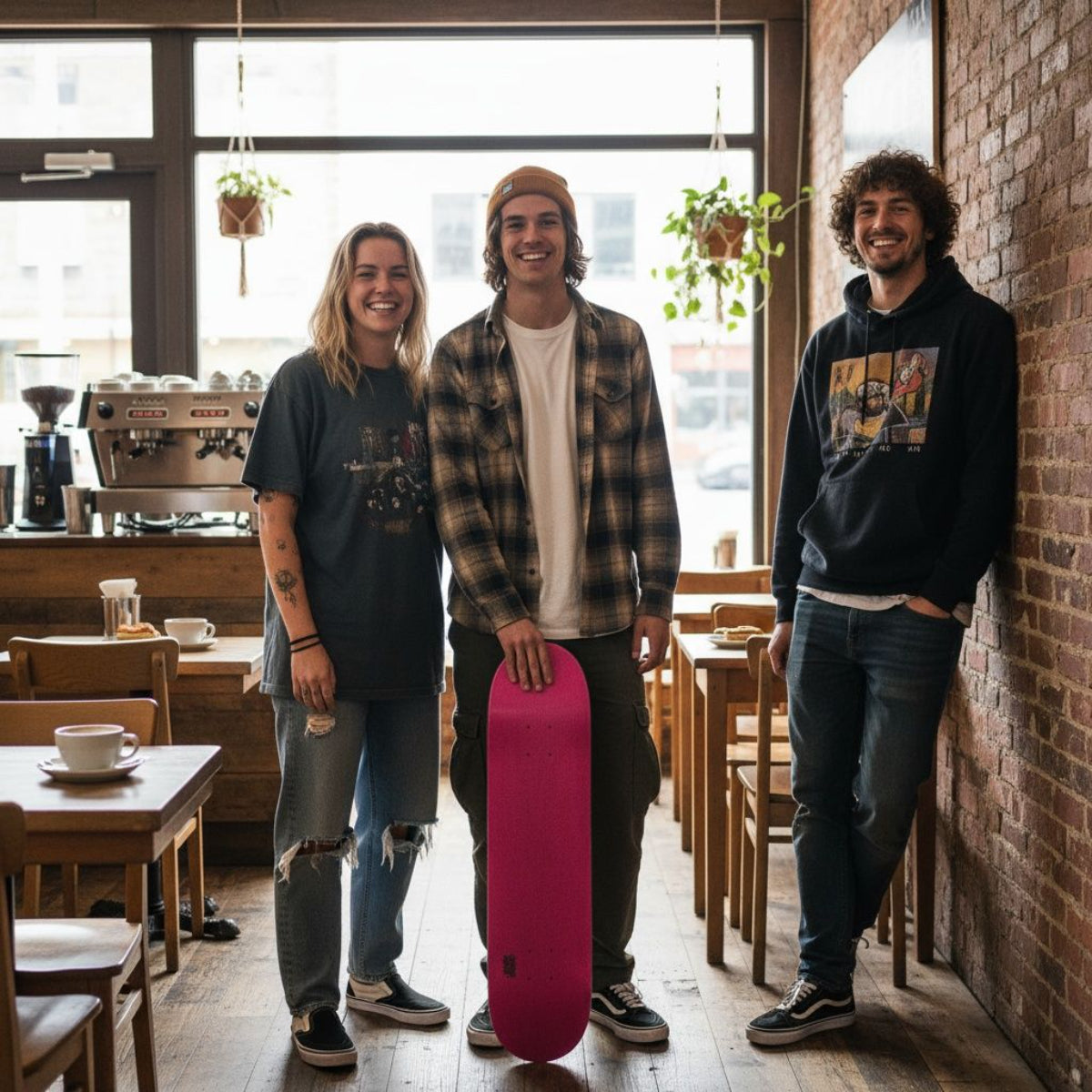 Tavola da skate Small Logo Fuchsia 7.75" tavola skateboard