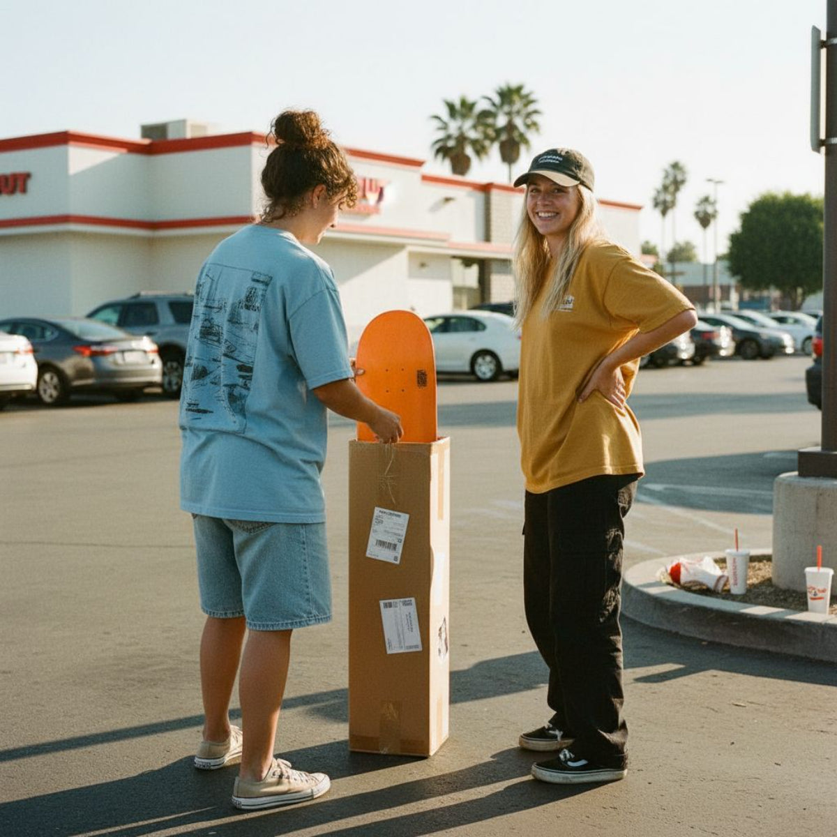 Tavola da skate Small Logo Orange 8.125" tavola skateboard