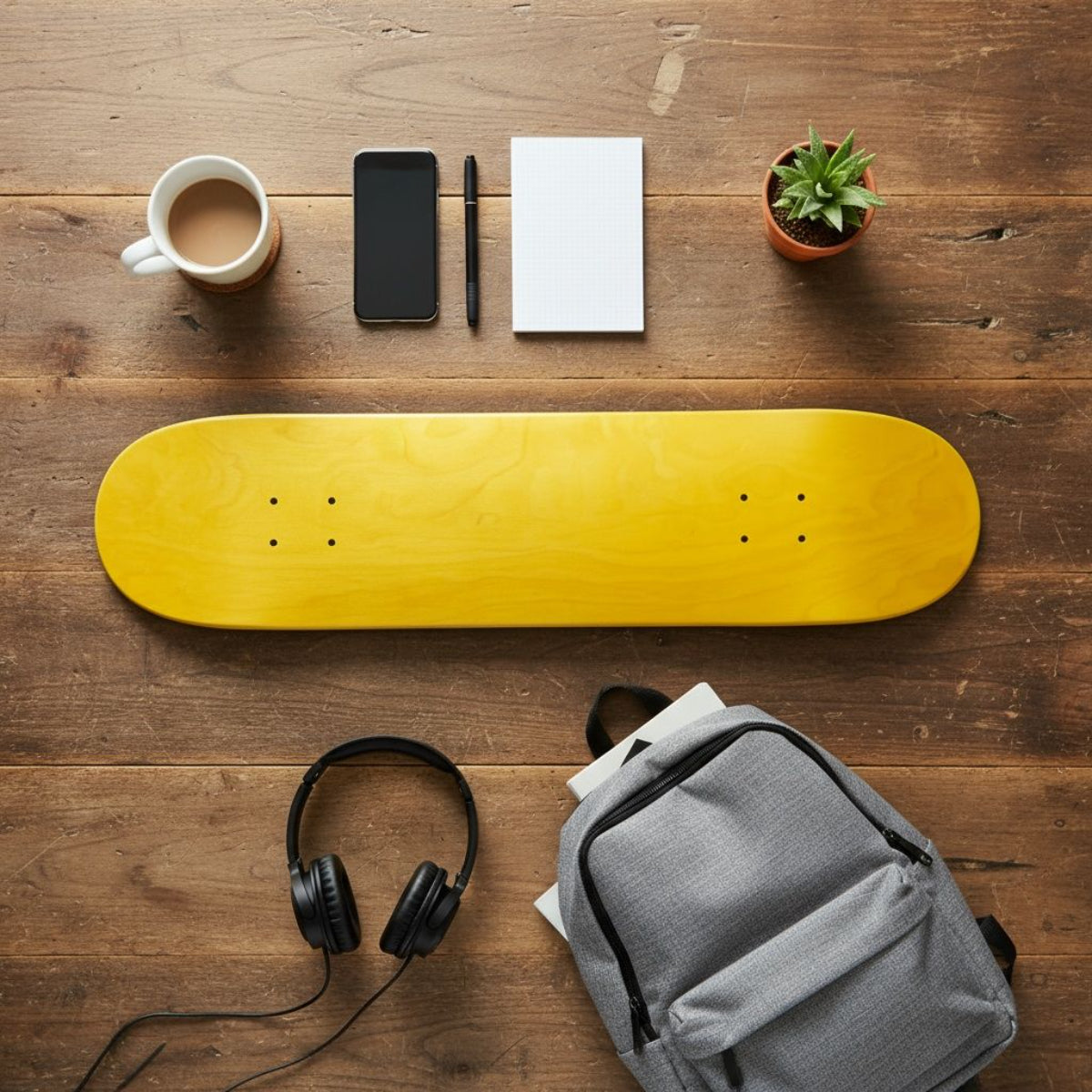 Tavola da skate Small Logo Yellow 8.0" tavola skateboard