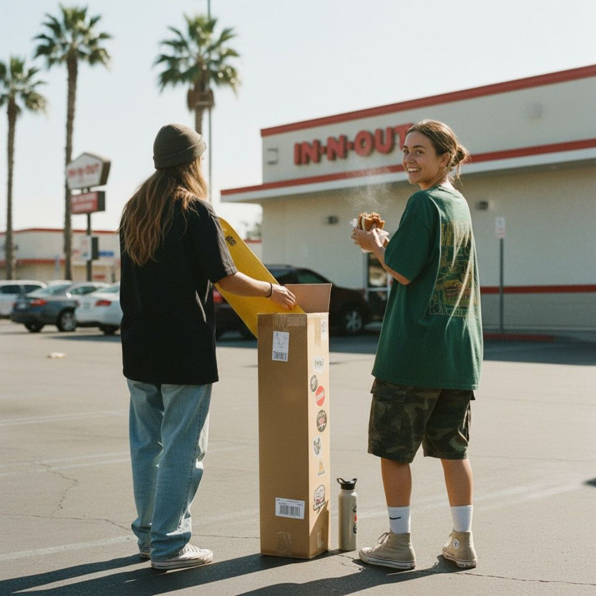 Tavola da skate Small Logo Yellow 8.0" tavola skateboard