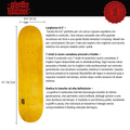 Tavola da skate pre gripped Small Logo Yellow 8.0