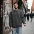 Basic Crew Asphalt Grey - ghettoblasterwear
