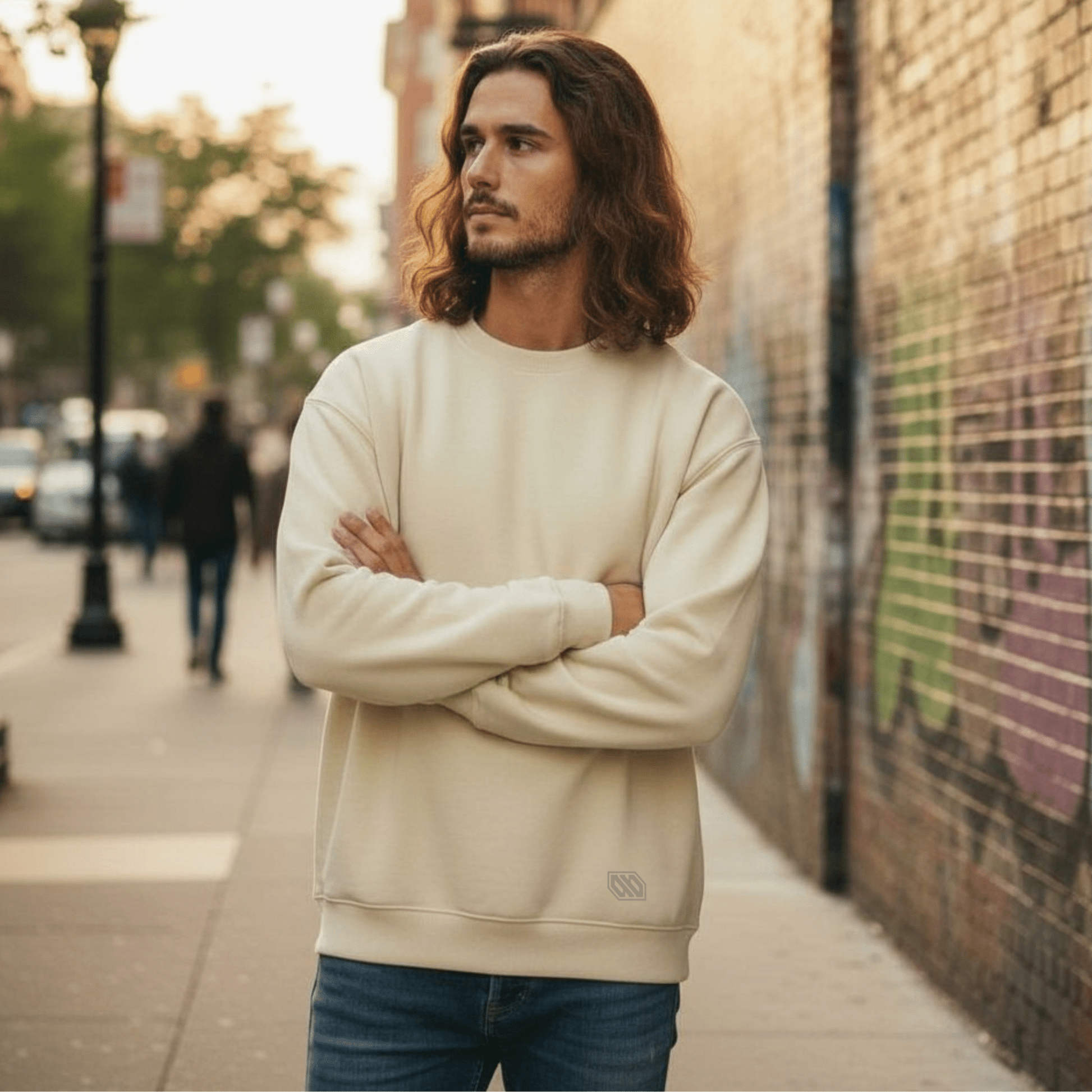 Basic Crew Butter - ghettoblasterwear