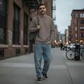 Basic Crew Taupe - ghettoblasterwear