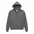 Basic Hoodie Zip Dark Grey - ghettoblasterwear