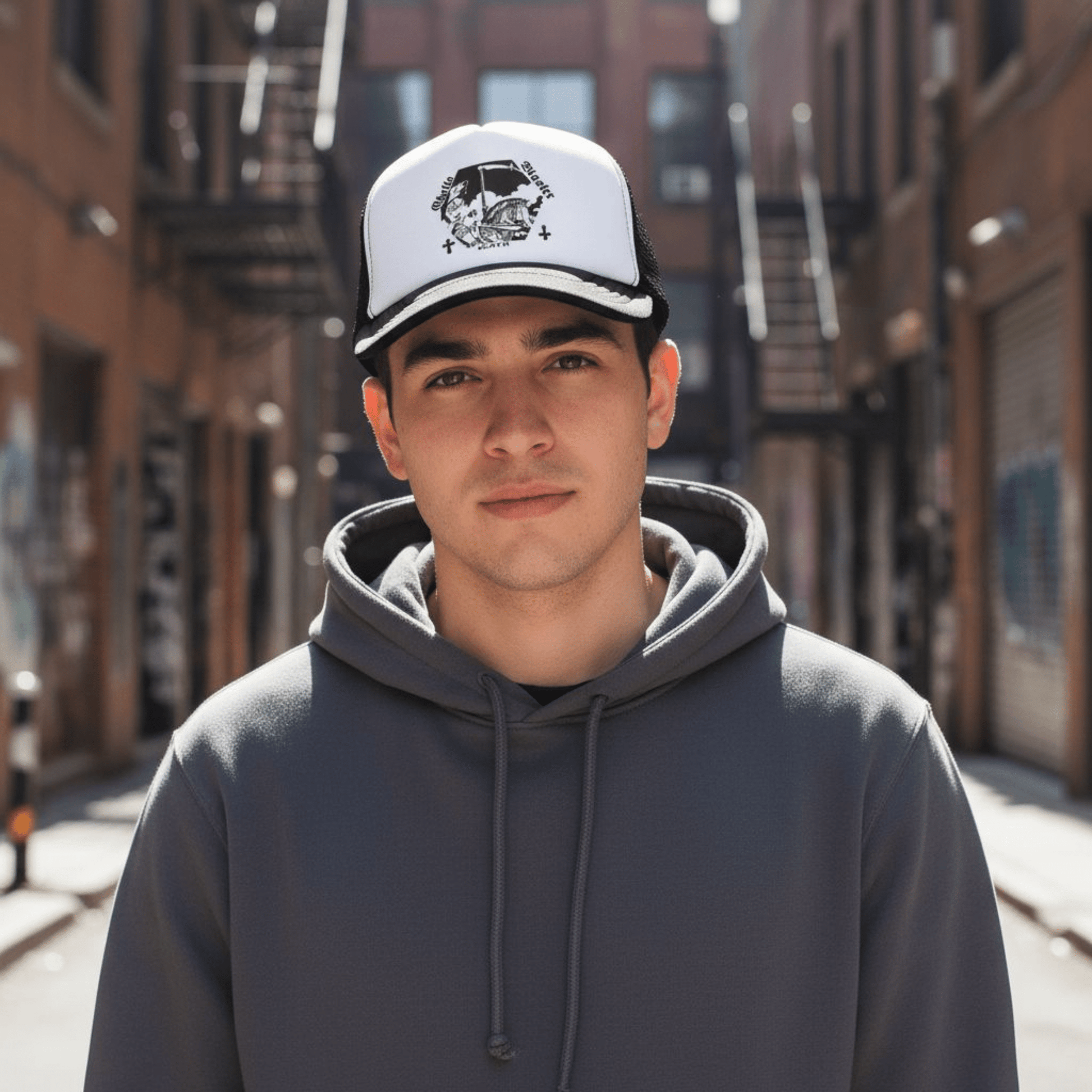 Cap Ghettoblaster Trucker Death - ghettoblasterwear