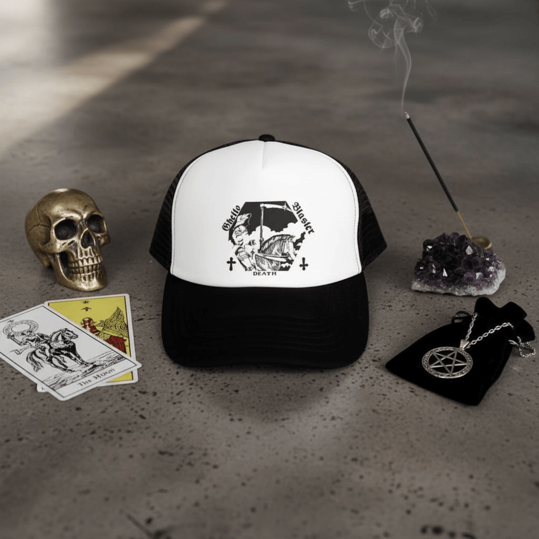 Cap Ghettoblaster Trucker Death - ghettoblasterwear
