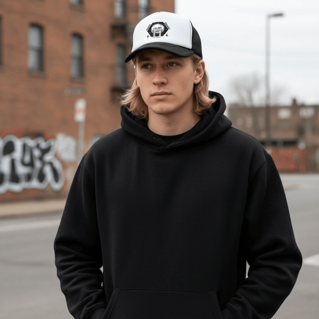 Cap Ghettoblaster Trucker Moon - ghettoblasterwear