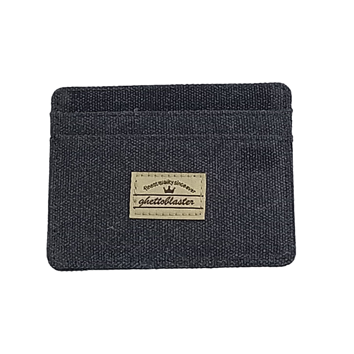 Cardholder in Canvas con Blocco RFID blk - ghettoblasterwear