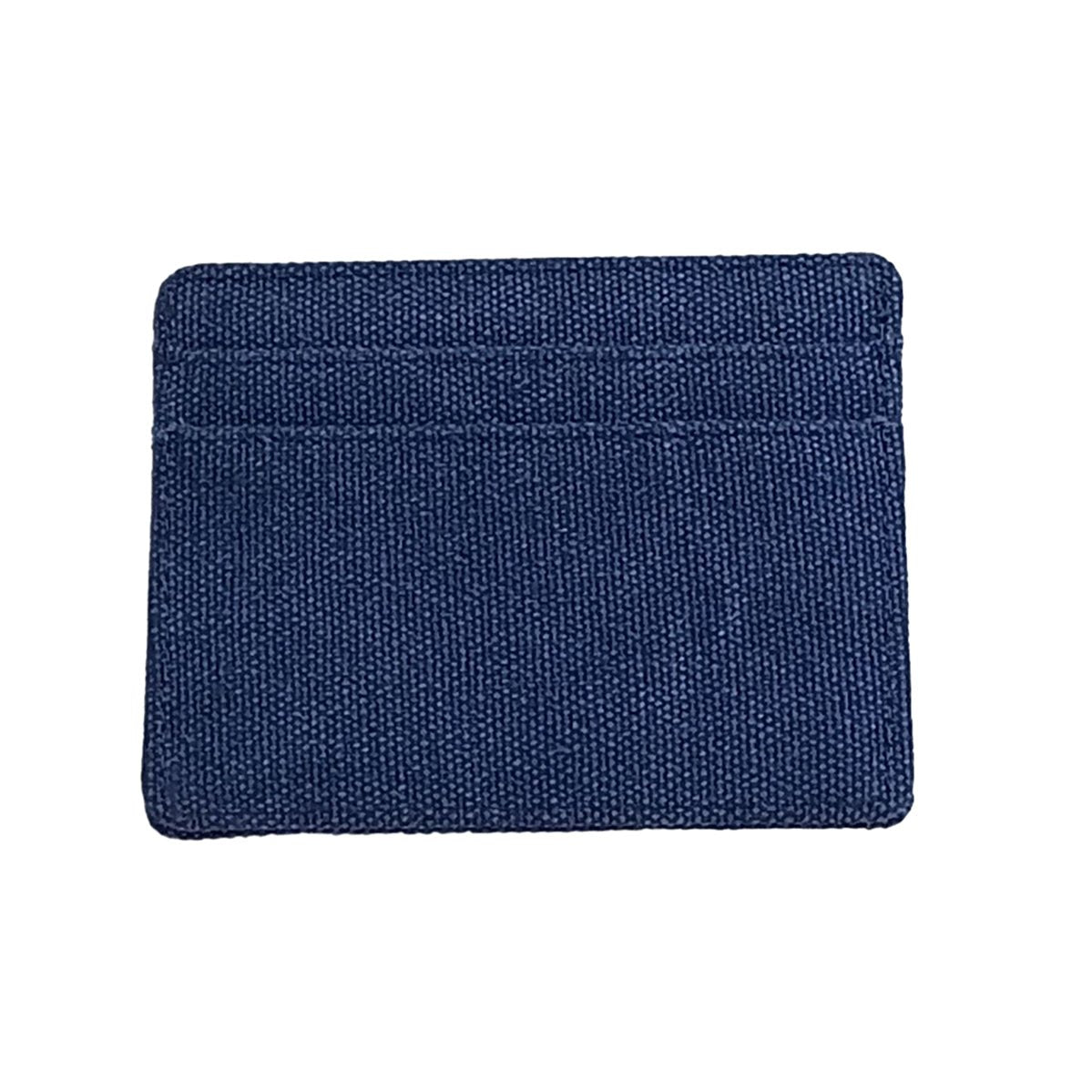 Cardholder in Canvas con Blocco RFID navy - ghettoblasterwear