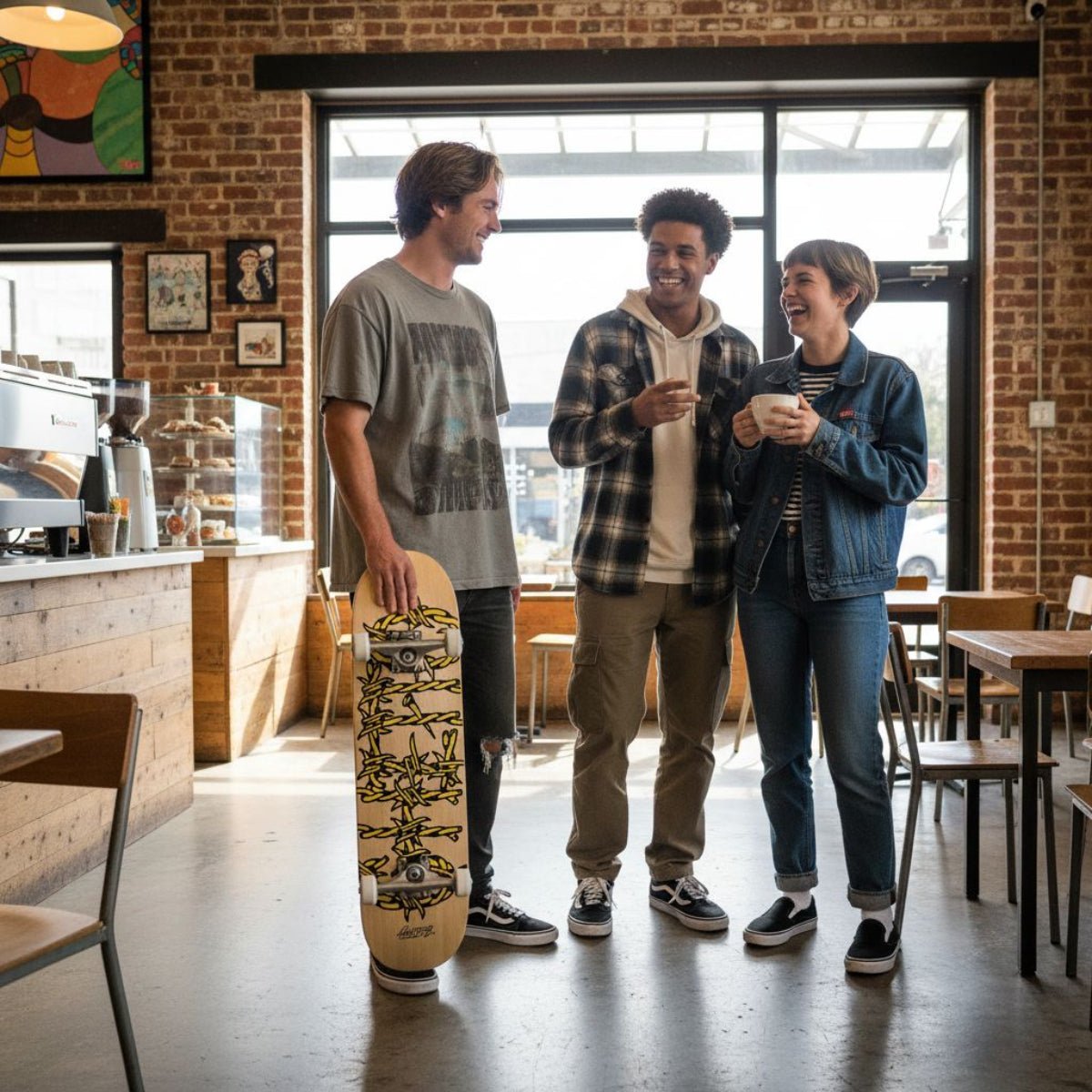 Complete skateboard Barded Wire 8.375" - ghettoblasterwear