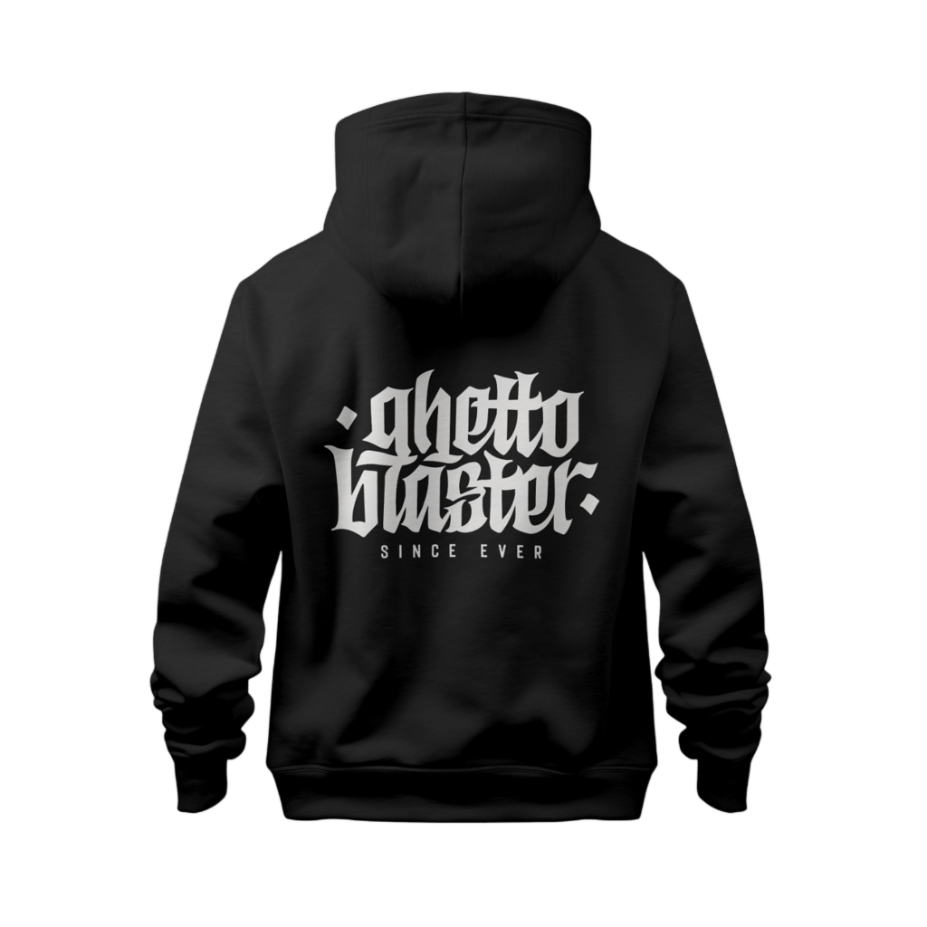 Corporate Hoodie Black - ghettoblasterwear