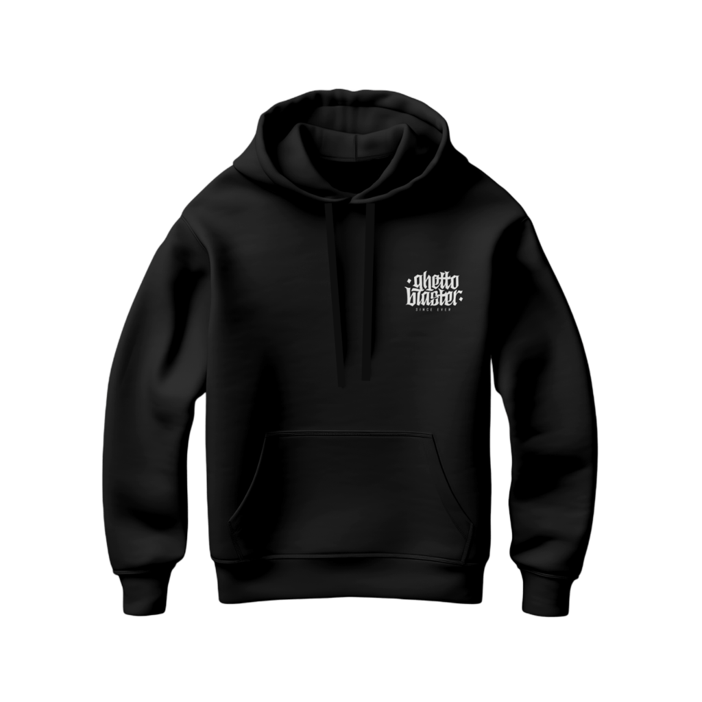 Corporate Hoodie Black - ghettoblasterwear
