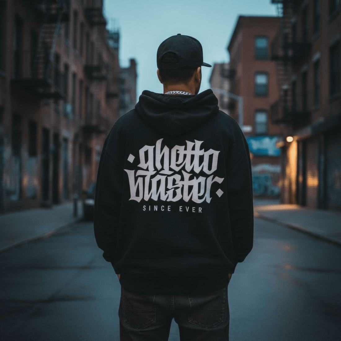Corporate Hoodie Black - ghettoblasterwear