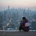 Corporate Hoodie Purple - ghettoblasterwear