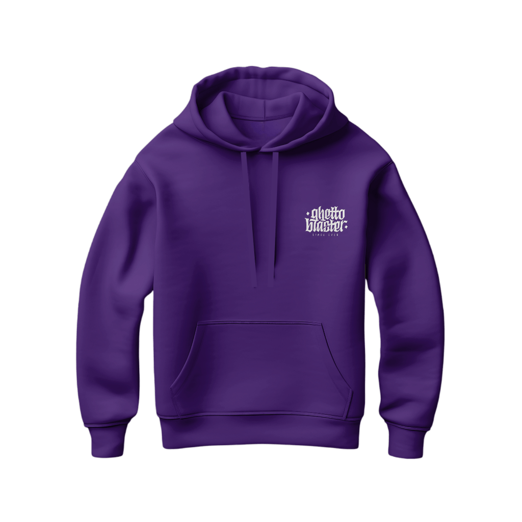 Corporate Hoodie Purple - ghettoblasterwear
