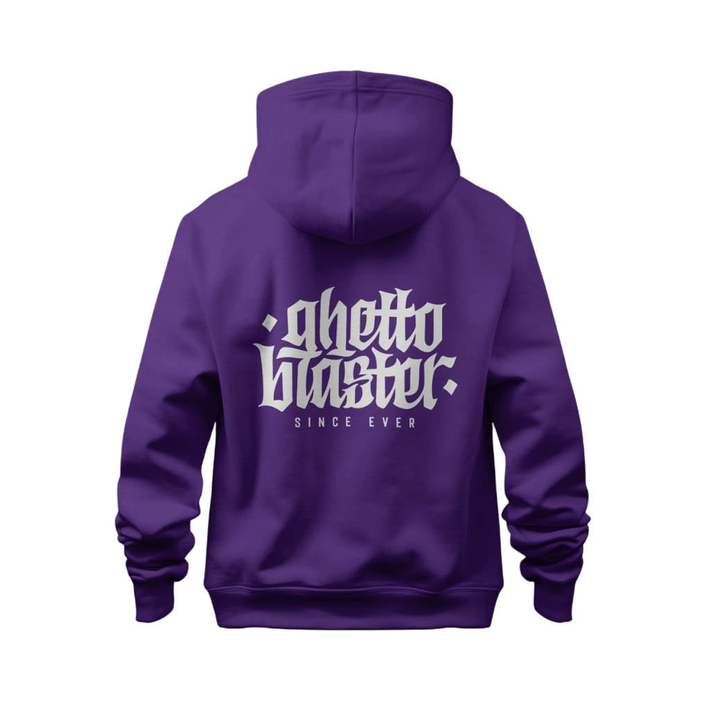 Corporate Hoodie Purple - ghettoblasterwear