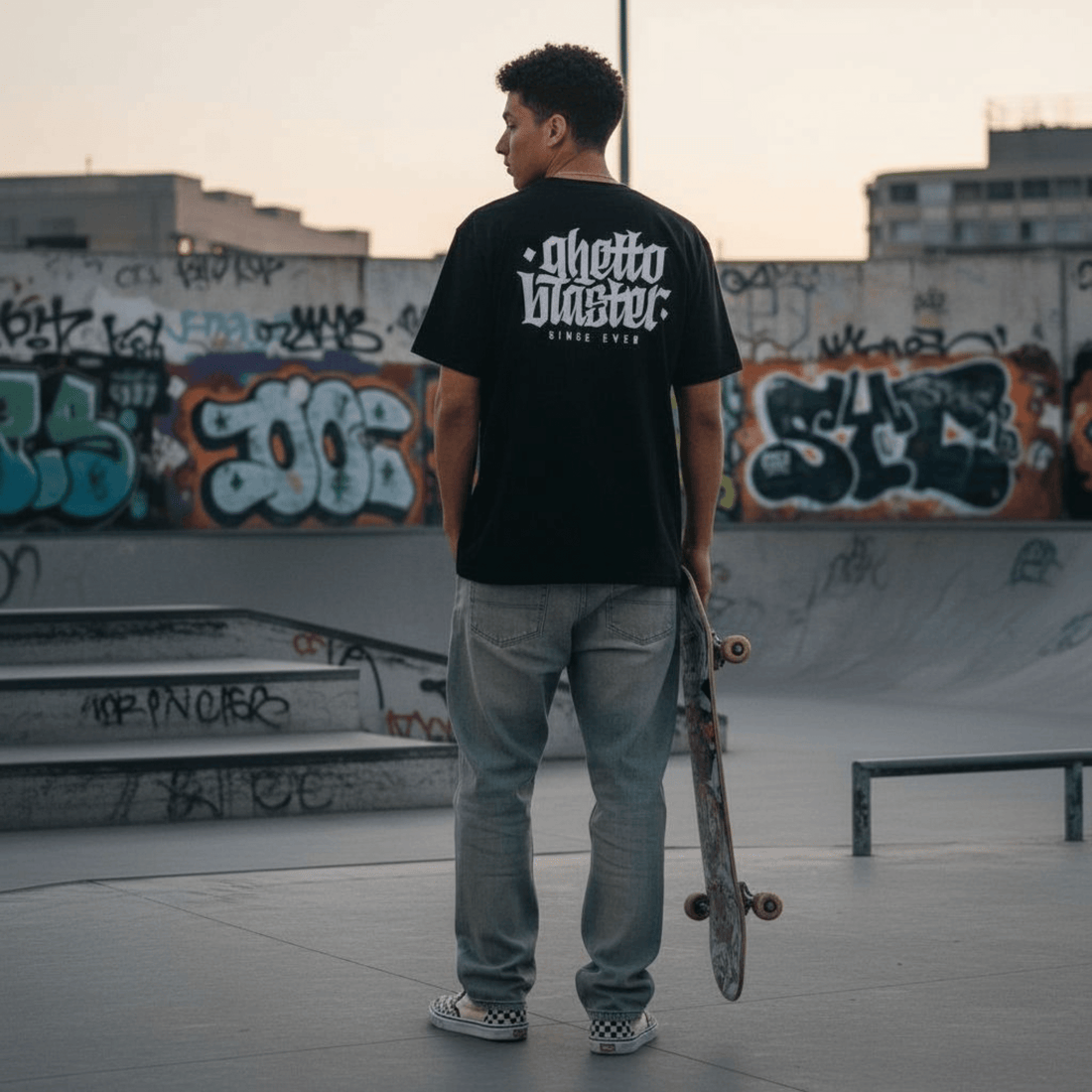 Corporate Tee Black - Ghettoblaster - ghettoblasterwear