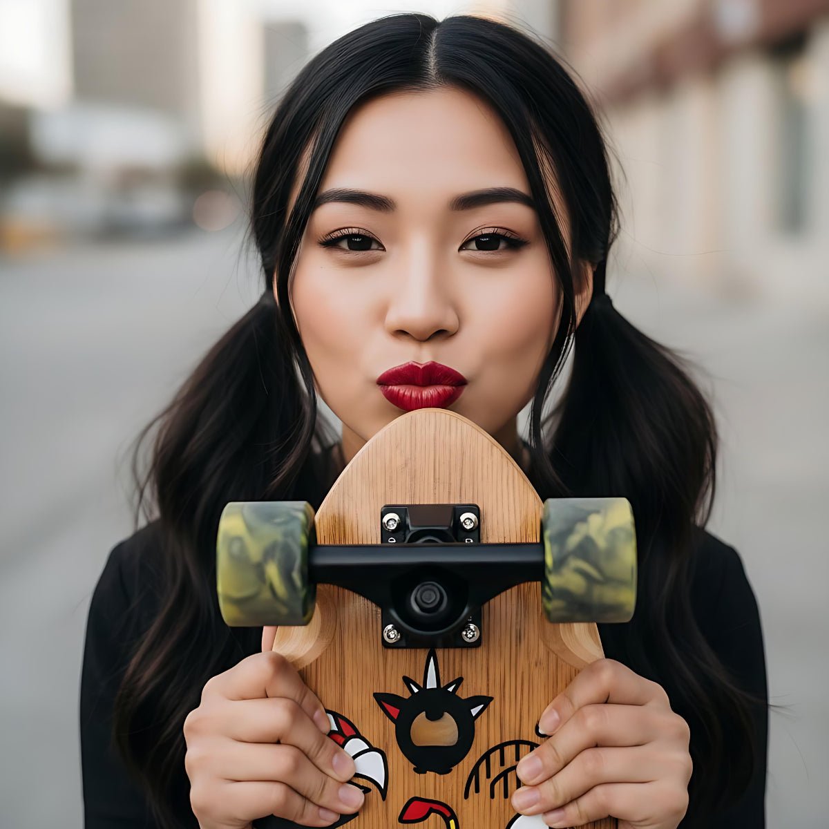 Cruiser Mid Fishtail Geroglifics 33" - ghettoblasterwear